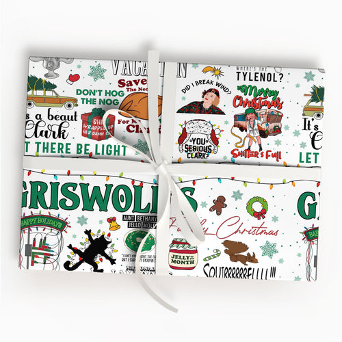 National Lampoon's Christmas Vacation Classic Movie Gift Wrap