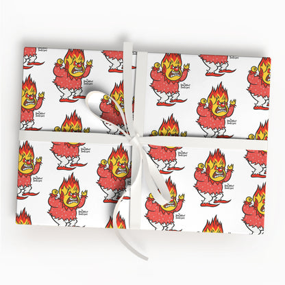 Heat Miser The Year Without a Santa Claus Wrapping Paper