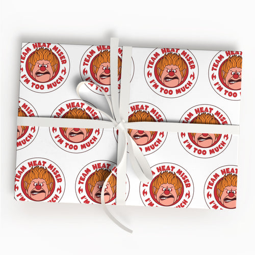 The Year Without a Santa Claus Team Heat Miser Wrapping Paper