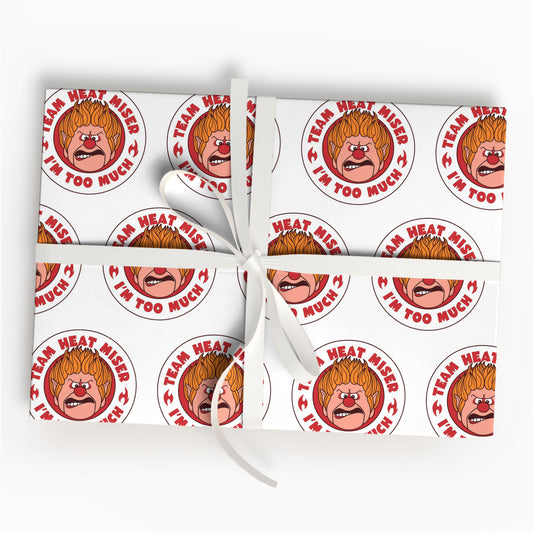 The Year Without a Santa Claus Team Heat Miser Wrapping Paper
