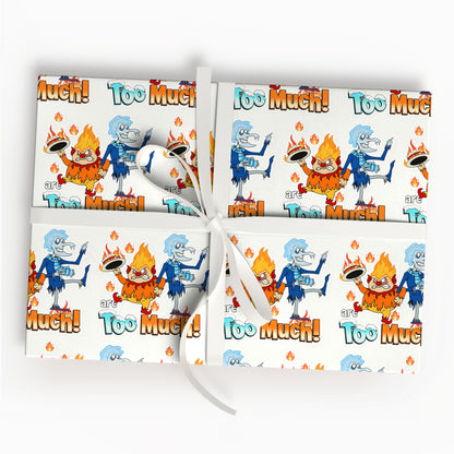 A Miser Brothers' Christmas Wrapping Paper