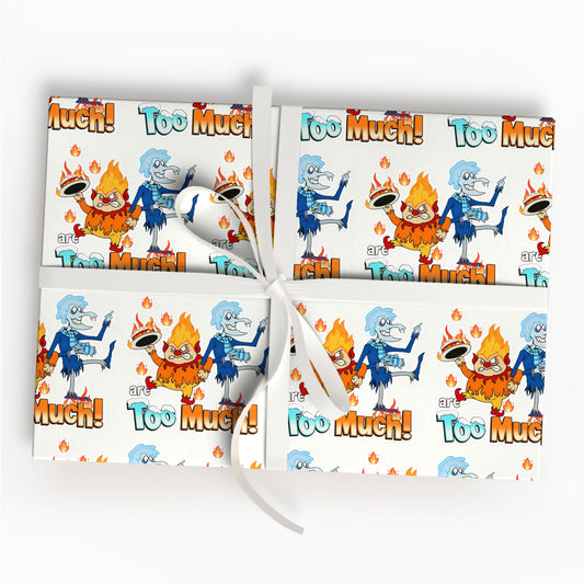 A Miser Brothers' Christmas Wrapping Paper