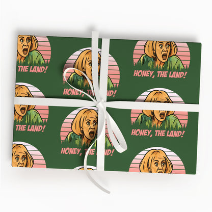 Honey, The Land! Wrapping Paper