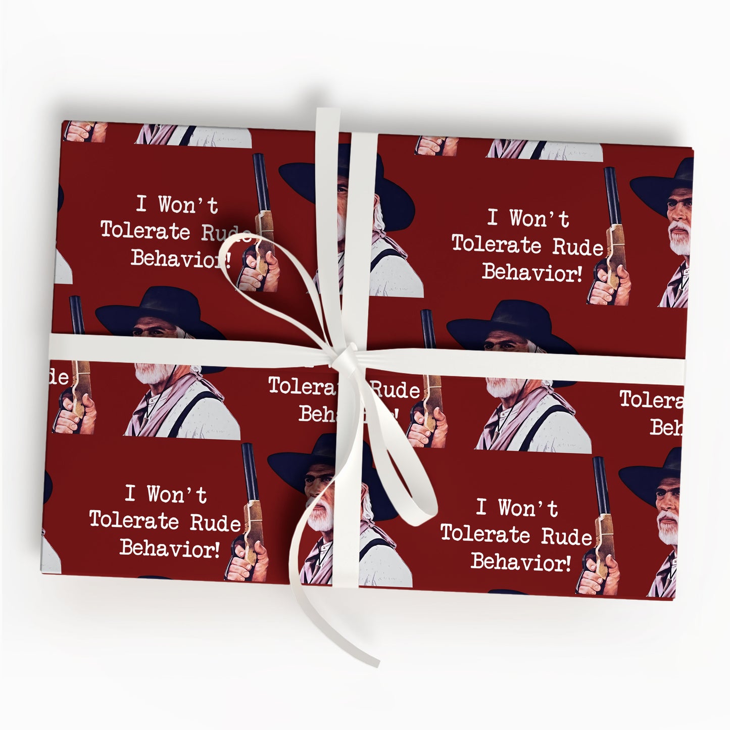 Lonesome Dove Christmas Wrapping Paper Roll