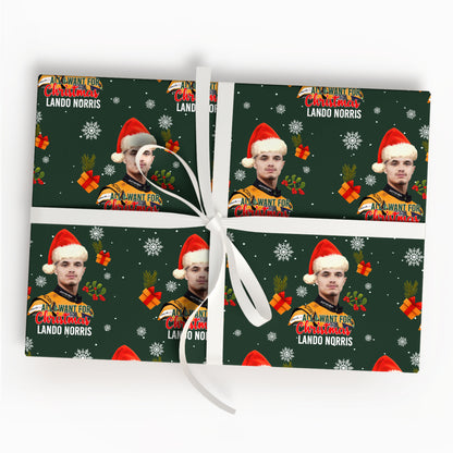 Lando Norris Wrapping Paper