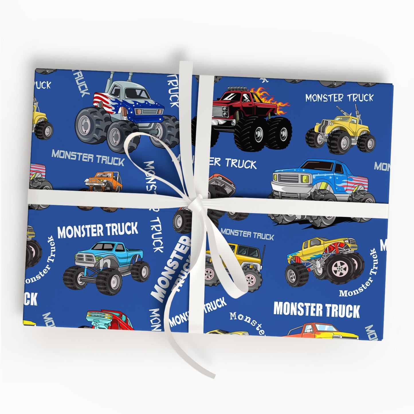 Monster Truck Wrapping Paper Christmas Gifts