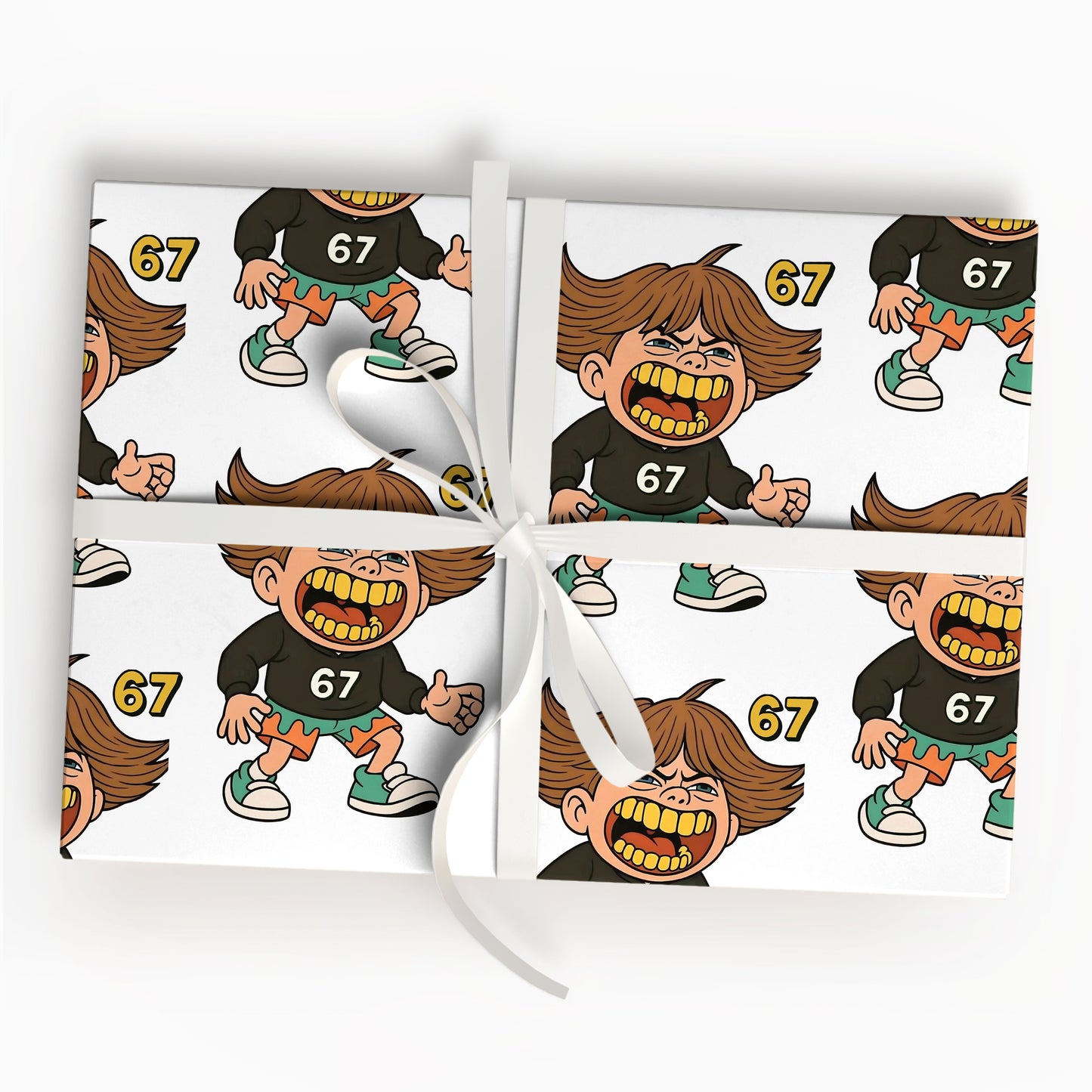 6 7 Meme Wrapping Paper