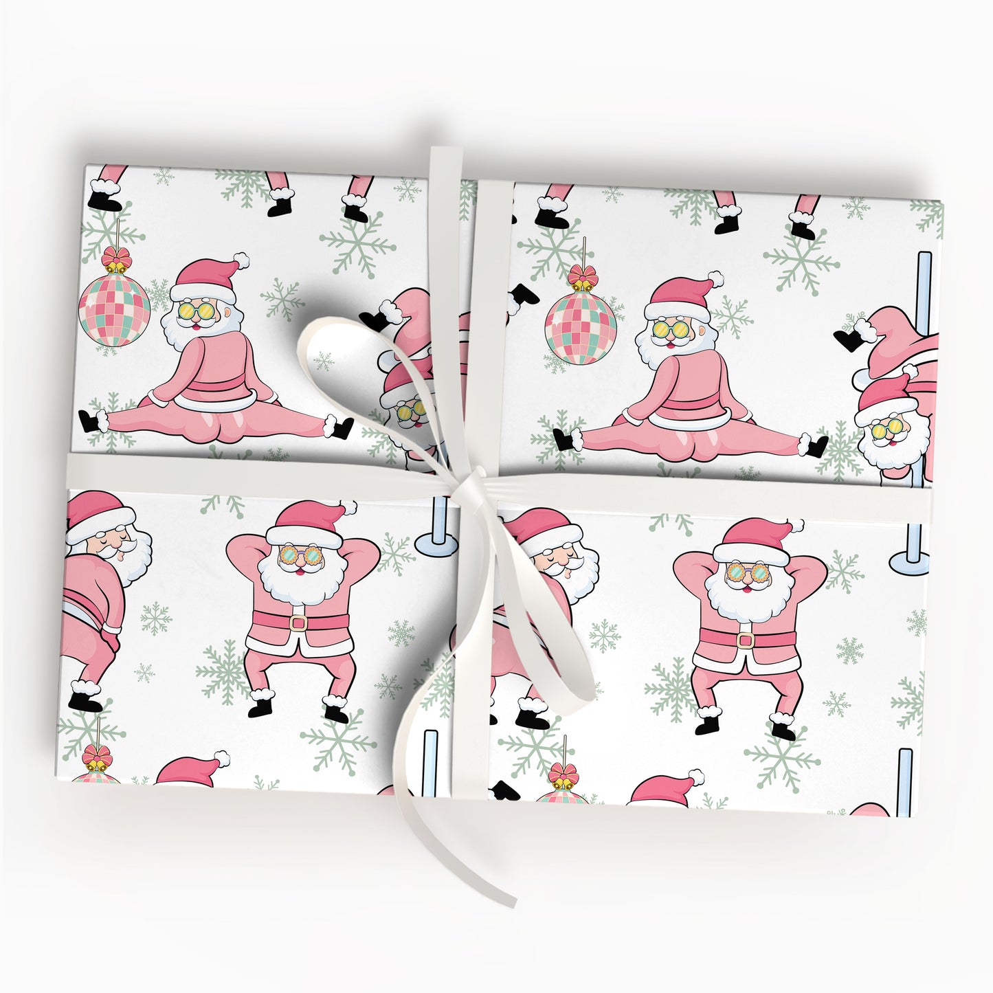 Funny Santa Wrapping Paper