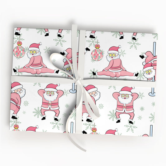 Funny Santa Wrapping Paper