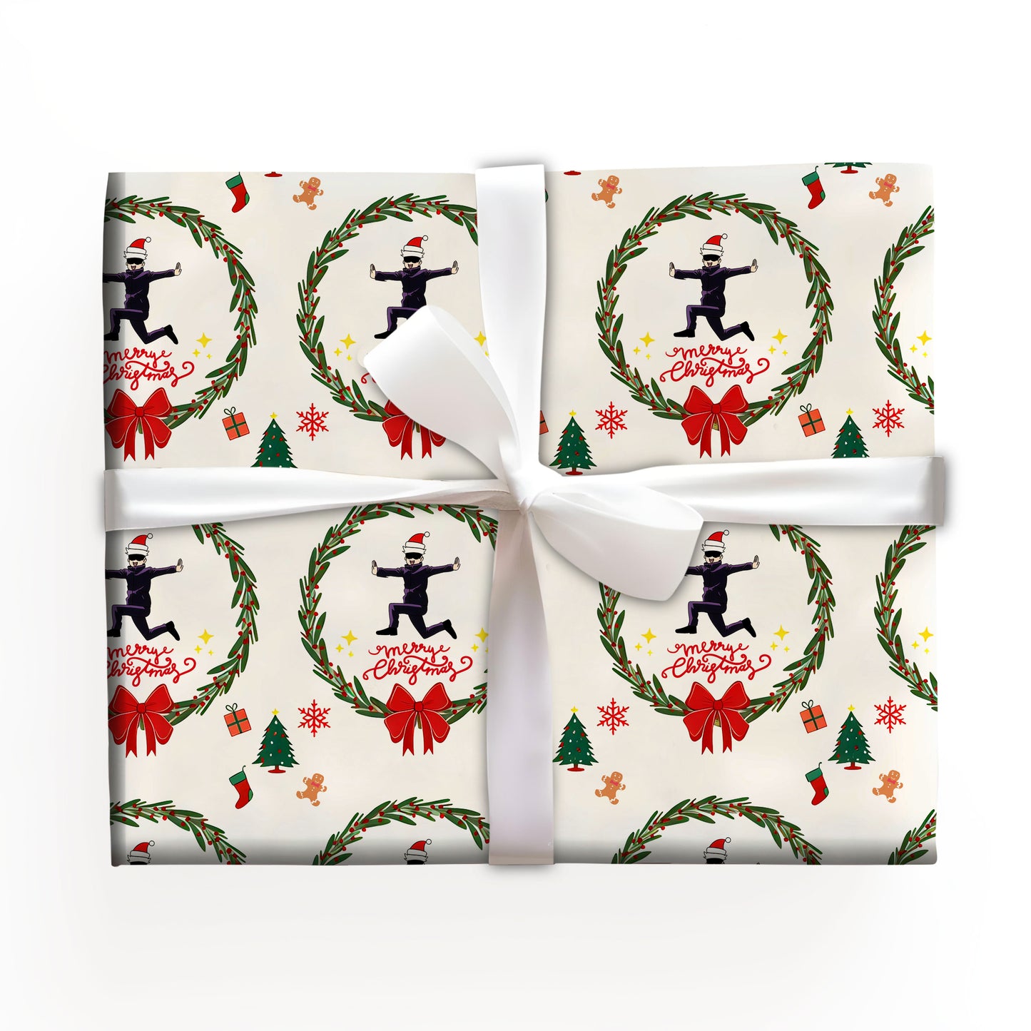Anime Gojo Anime Gift Wrap Christmas