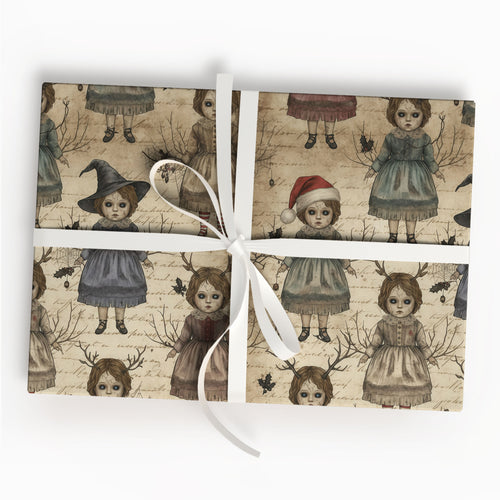 Gothic Christmas Wrapping Paper