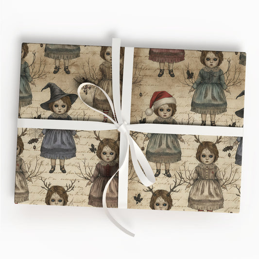 Gothic Christmas Wrapping Paper