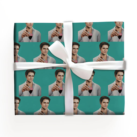 Edward Cullen Twilight Cheers Premium Quality Gift Wrap