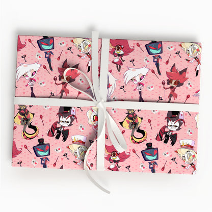 Hazbin Hotel Wrapping Paper Gifts