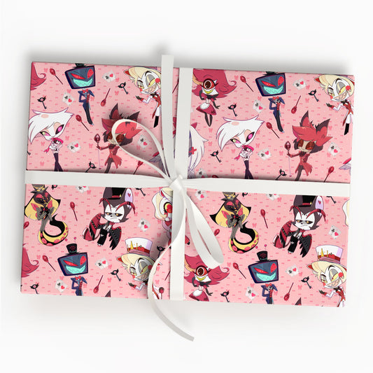 Hazbin Hotel Wrapping Paper Gifts