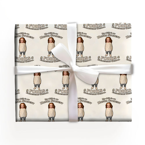 My Child Is An Honor Student Matte Wrapping Paper