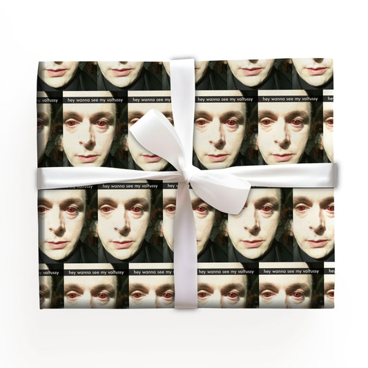 Hey Wanna See My Voltussy Edward Vampire Gift Wrap