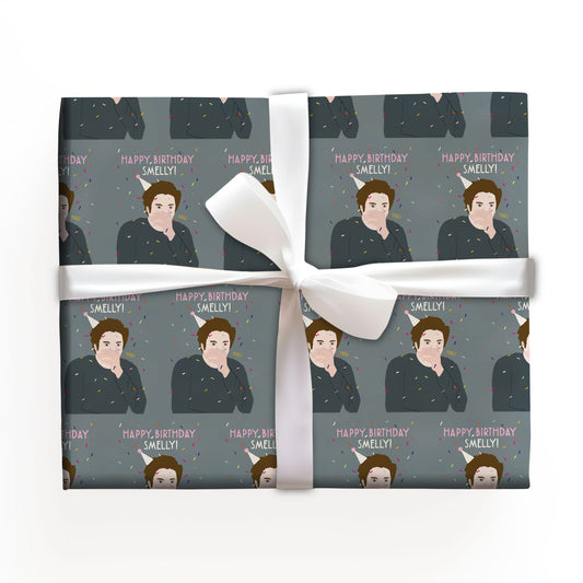 Happy Birthday Smelly Edward Wrapping Paper Love Gift