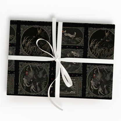 Krampus Wrapping Paper