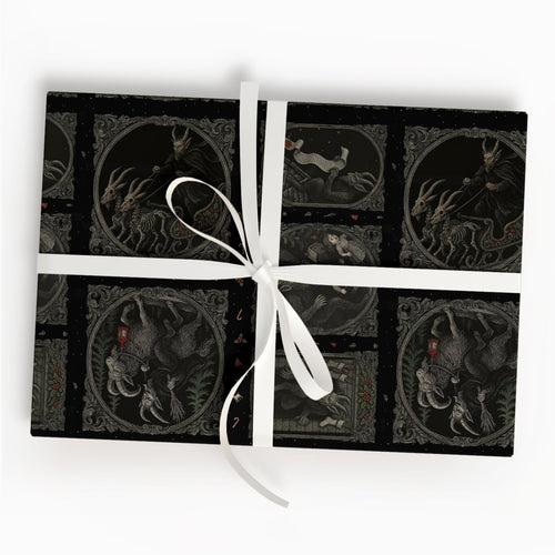 Krampus Wrapping Paper