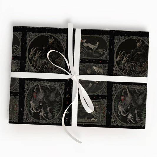Krampus Wrapping Paper