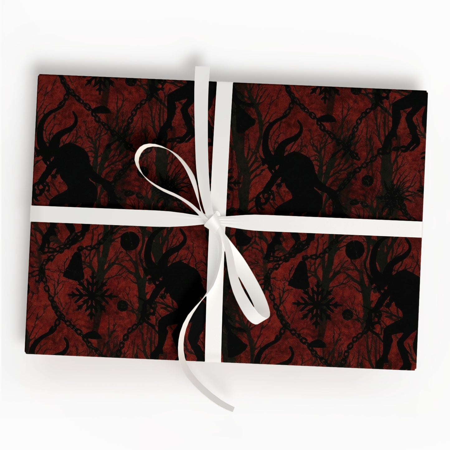 Krampus Gothic Christmas Wrapping Paper