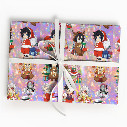 Demon Slayer for Xmas Holiday Gift Wrap