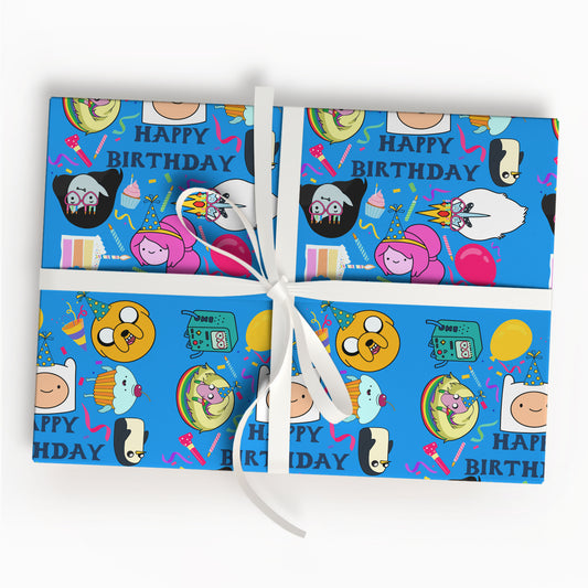 Adventure Time Xmas Wrapping Paper