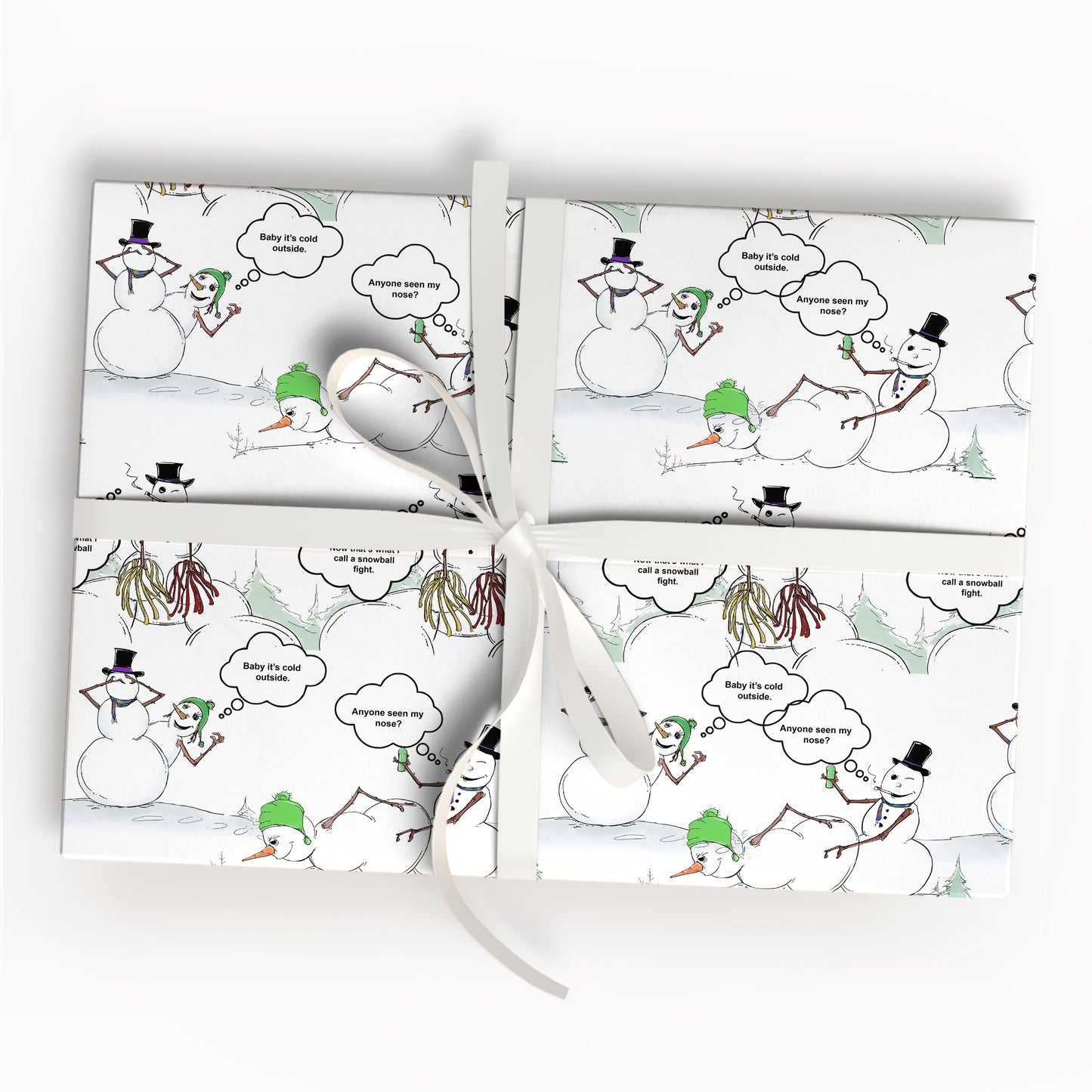 Snowman Wrapping Paper