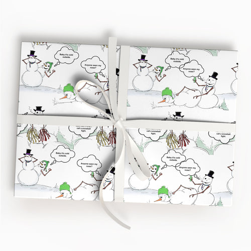 Snowman Wrapping Paper