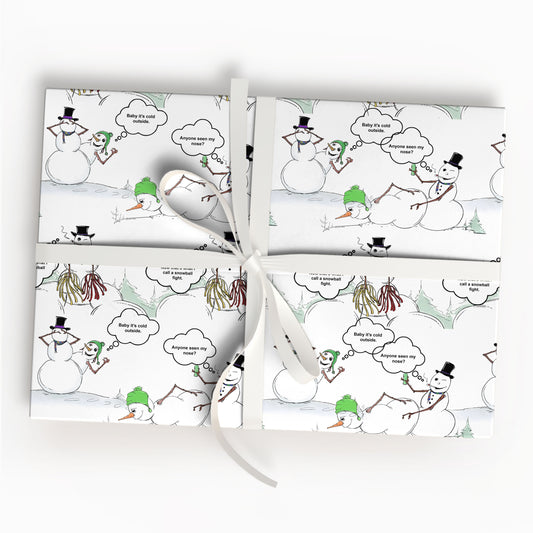 Snowman Wrapping Paper