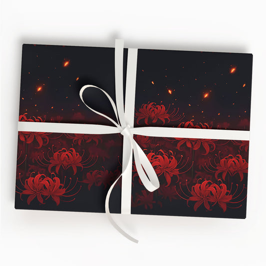 Red Spider Lily Wrapping Paper