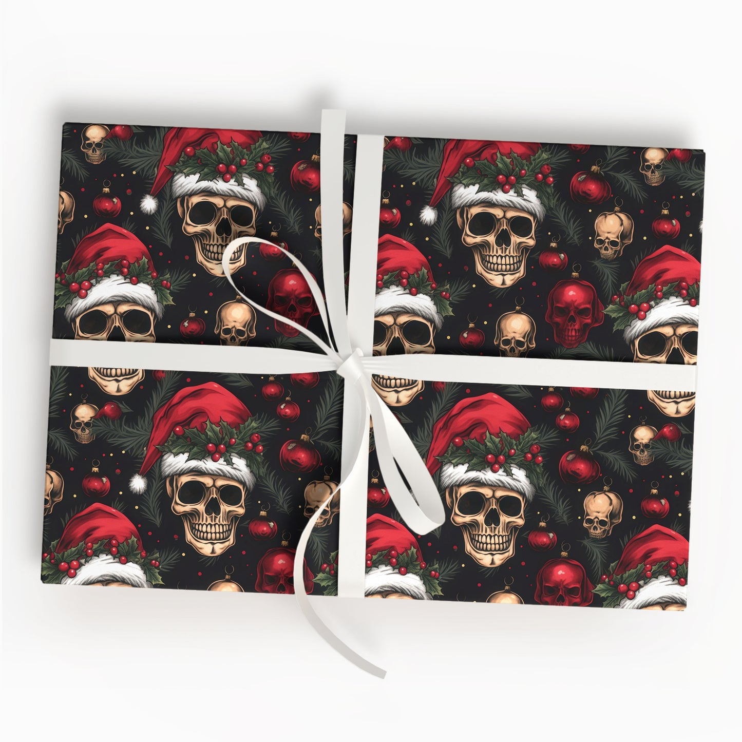 Gothic Skeleton Wrapping Paper