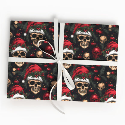 Gothic Skeleton Wrapping Paper