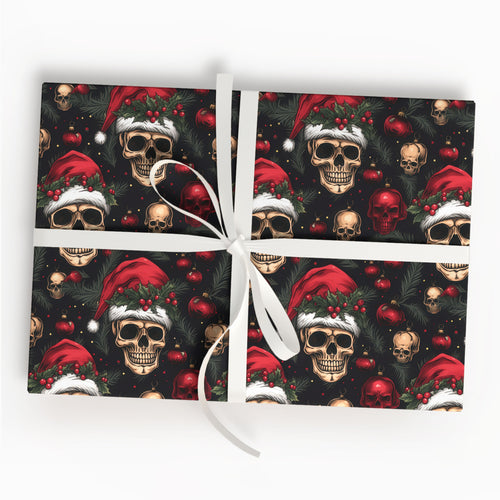 Gothic Skeleton Wrapping Paper