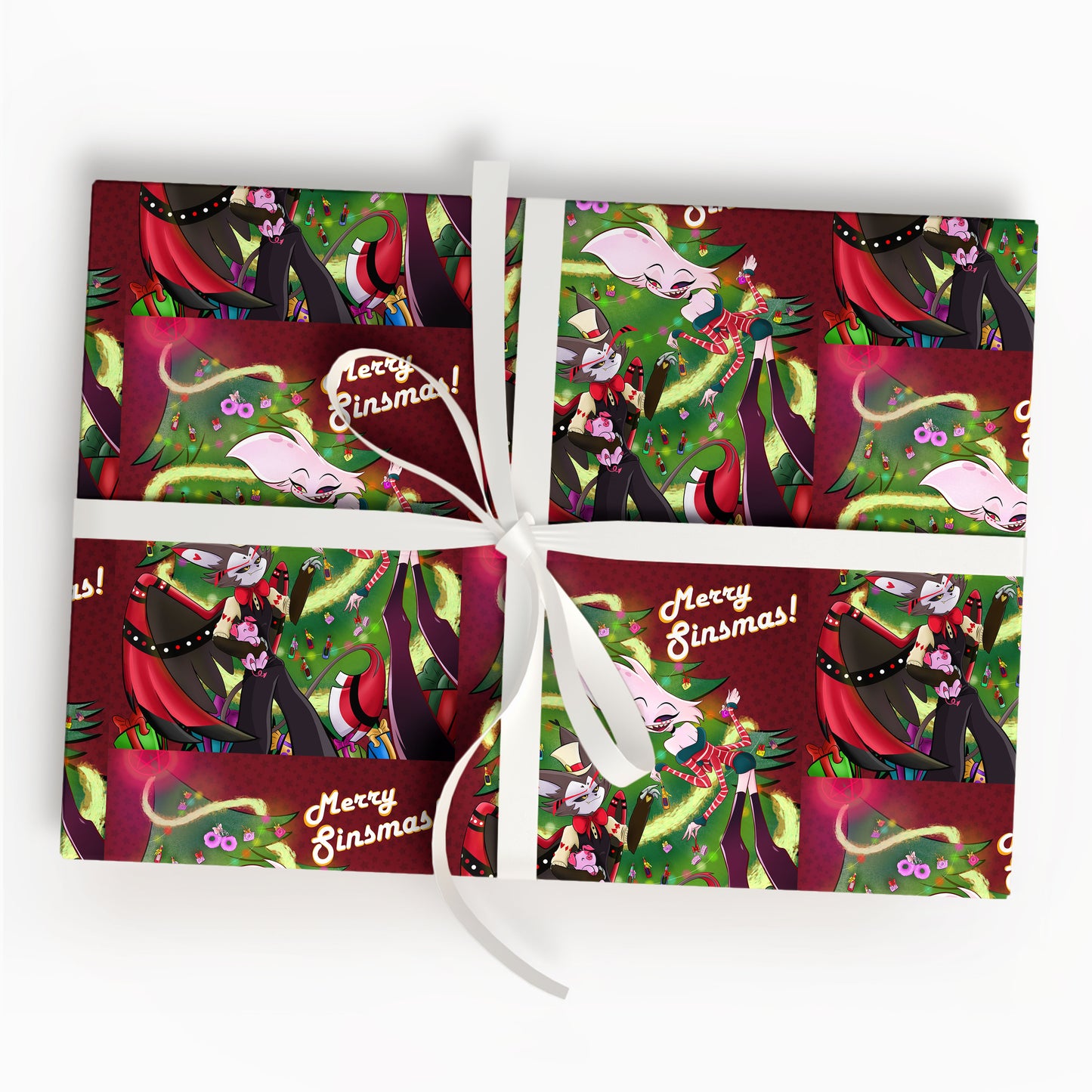 Hazbin Hotel Wrapping Paper Christmas Gifts
