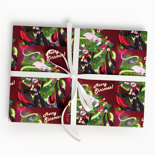 Hazbin Hotel Wrapping Paper Christmas Gifts