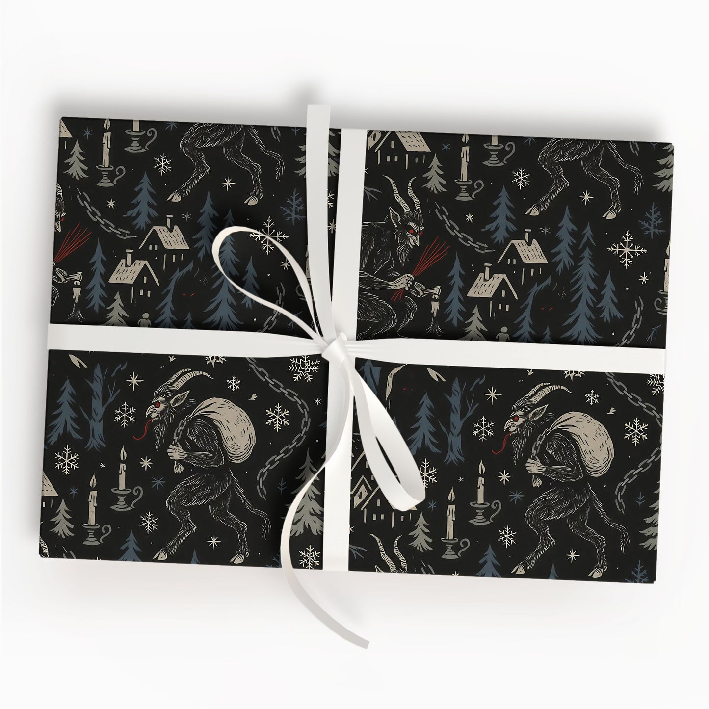 Gothic Christmas Wrapping Paper Gift
