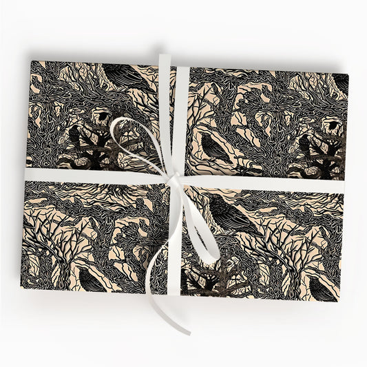 Gothic Birth Wrapping Paper