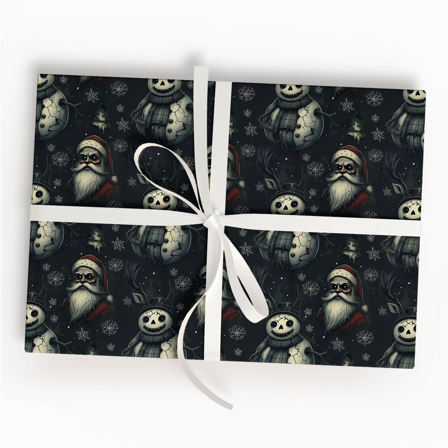 Gothic Santa Christmas Wrapping Paper