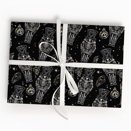 Gothic Nutcracker Wrapping Paper