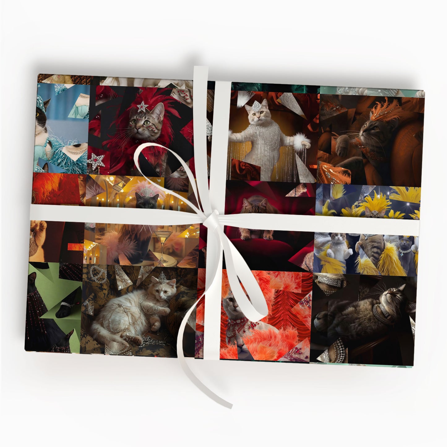 Cat Christmas Wrapping Paper