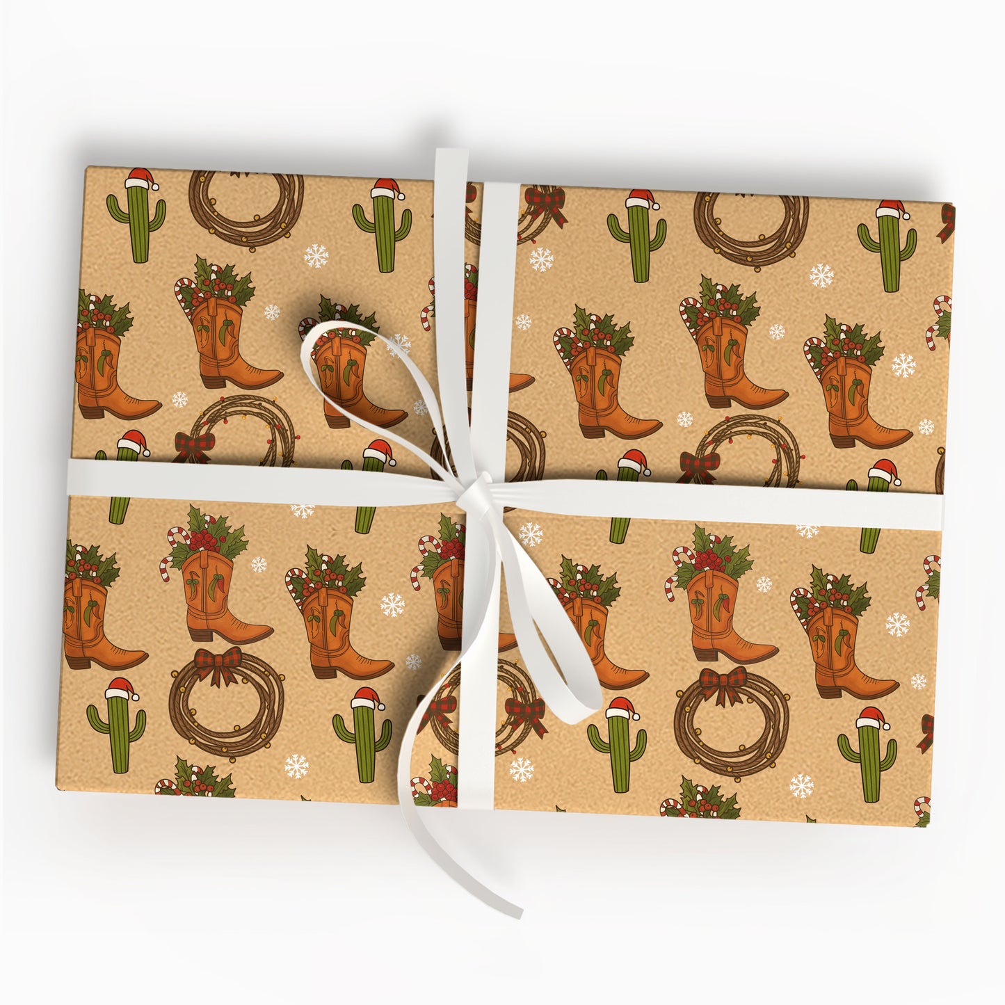 Cowboy Christmas Wrapping Paper