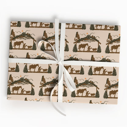 Nativity Wrapping Paper