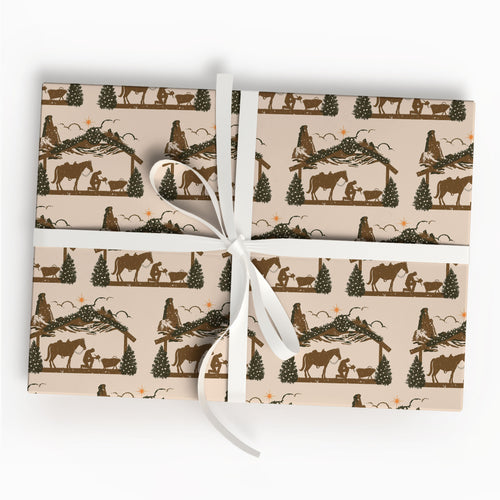 Nativity Wrapping Paper