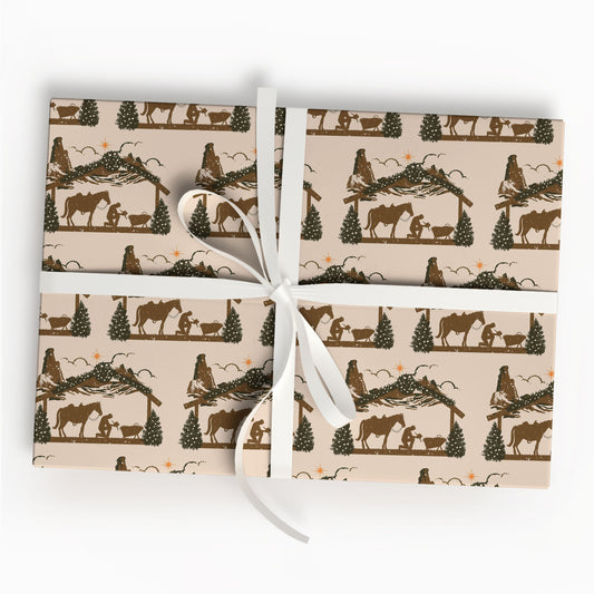 Nativity Wrapping Paper
