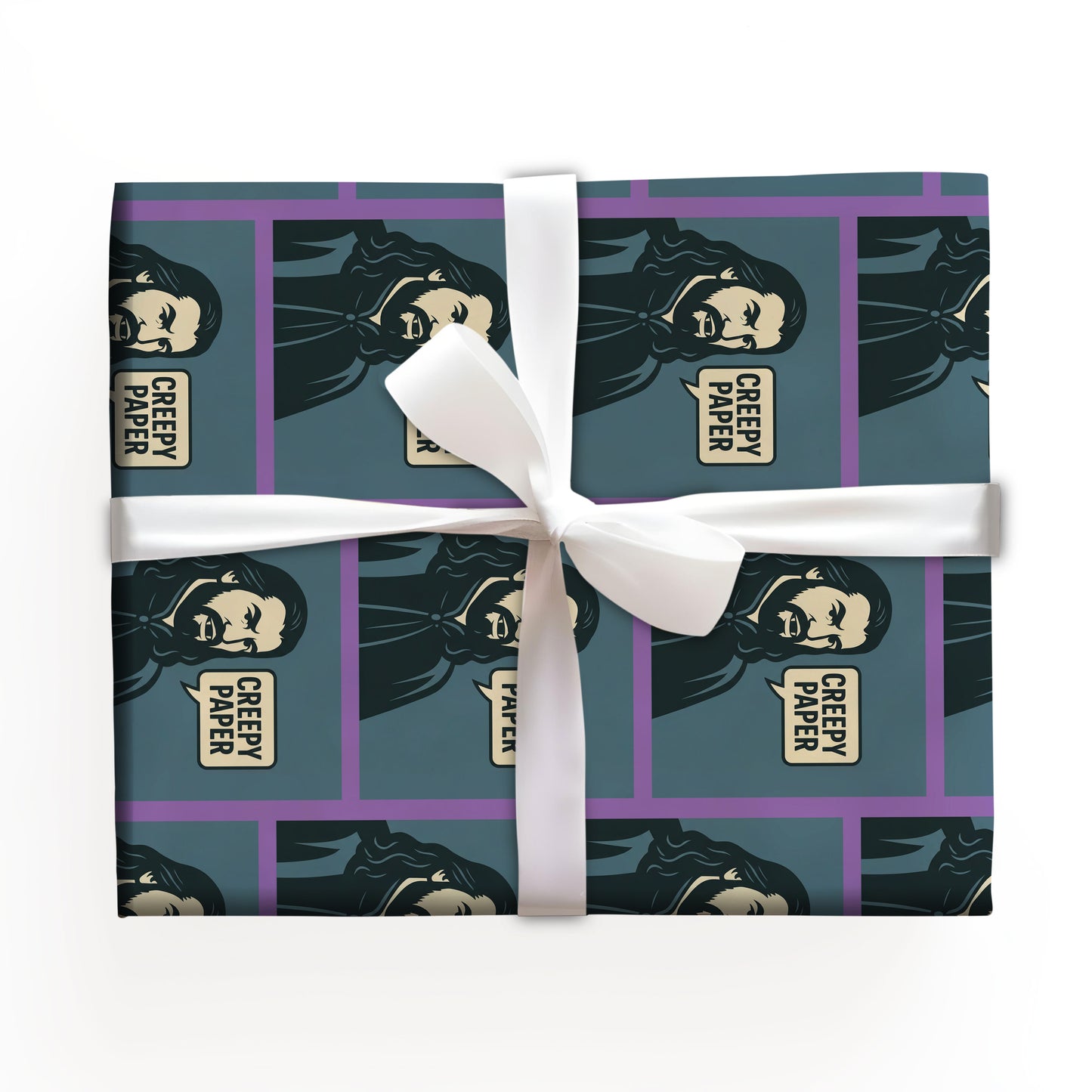 Creepy Paper Wrapping Paper, Nandor from What we do in the Shadows Show, Gift Wrap for Fans