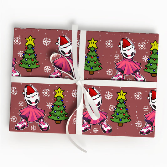 Gothic Hollow Knight Wrapping Paper Silksong Holiday Gift Roll