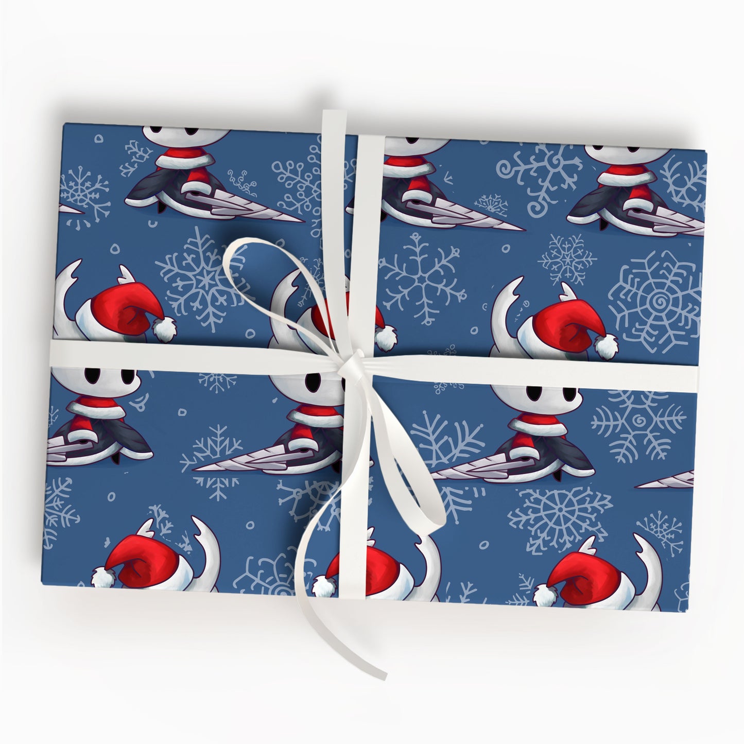 Hollow Knight Holiday Wrap Silksong Game Theme Christmas Paper