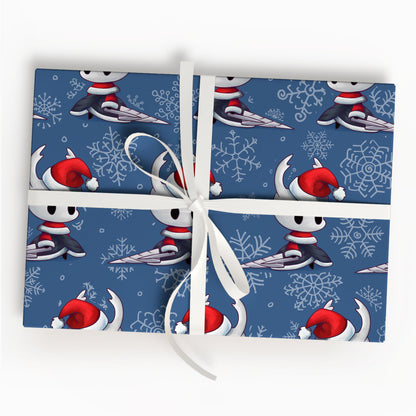 Hollow Knight Holiday Wrap Silksong Game Theme Christmas Paper